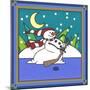 Coalman the Snowman Hockey 1-Denny Driver-Mounted Giclee Print