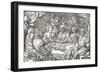 Coarse Behaviour at the Dining Table During the Renaissance Period-null-Framed Giclee Print