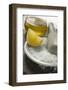 Coarse Salt with Pestle, Lemon and Olive Oil-Foodcollection-Framed Photographic Print