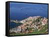 Coast and the Town of Camara De Lobos on the Island of Madeira, Portugal, Atlantic-Hans Peter Merten-Framed Stretched Canvas