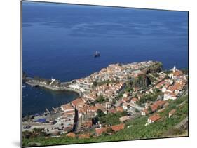 Coast and the Town of Camara De Lobos on the Island of Madeira, Portugal, Atlantic-Hans Peter Merten-Mounted Photographic Print