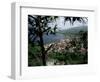 Coast and Town of Saint Pierre from the Mouillage Area, Northwest Coast, Martinique, West Indies-Bruno Barbier-Framed Photographic Print