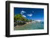 Coast around Merizo and its Coral Reef, Guam, Us Territory, Central Pacific, Pacific-Michael Runkel-Framed Photographic Print