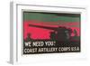 Coast Artillery Corps-null-Framed Premium Giclee Print