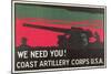 Coast Artillery Corps-null-Mounted Premium Giclee Print