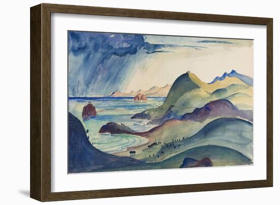 Coast at Cerberre-James Dickson Innes-Framed Giclee Print