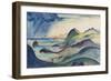 Coast at Cerberre-James Dickson Innes-Framed Giclee Print