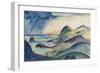 Coast at Cerberre-James Dickson Innes-Framed Giclee Print
