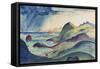 Coast at Cerberre-James Dickson Innes-Framed Stretched Canvas
