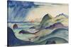 Coast at Cerberre-James Dickson Innes-Stretched Canvas