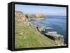 Coast at St. Govan, Pembrokeshire Coast National Park, Pembrokeshire, Wales, United Kingdom, Europe-Jean Brooks-Framed Stretched Canvas