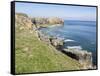 Coast at St. Govan, Pembrokeshire Coast National Park, Pembrokeshire, Wales, United Kingdom, Europe-Jean Brooks-Framed Stretched Canvas