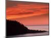 Coast at Sunrise, Acadia National Park, Maine, USA-Joanne Wells-Mounted Photographic Print