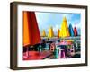 Coast Cafe-Gail Peck-Framed Art Print