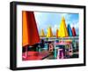 Coast Cafe-Gail Peck-Framed Art Print