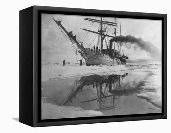 Coast Guard Cutter in Antarctica-null-Framed Stretched Canvas