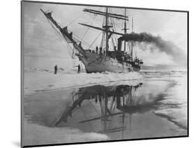 Coast Guard Cutter in Antarctica-null-Mounted Photographic Print