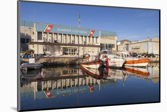 Coast Guard (Guardia Costiera), Viareggio, Tuscany, Italy, Europe-John Guidi-Mounted Photographic Print