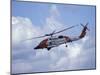 Coast Guard helicopter Demo at the Seattle Maritime Festival, Washington, USA-William Sutton-Mounted Premium Photographic Print