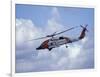 Coast Guard helicopter Demo at the Seattle Maritime Festival, Washington, USA-William Sutton-Framed Photographic Print