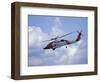 Coast Guard helicopter Demo at the Seattle Maritime Festival, Washington, USA-William Sutton-Framed Photographic Print