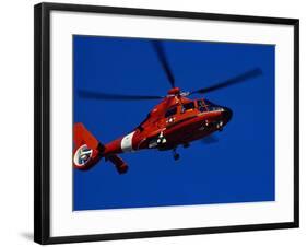 Coast Guard Helicopter-Stocktrek Images-Framed Photographic Print