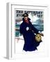 "Coast Guard," Saturday Evening Post Cover, February 11, 1933-Edgar Franklin Wittmack-Framed Giclee Print