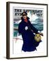 "Coast Guard," Saturday Evening Post Cover, February 11, 1933-Edgar Franklin Wittmack-Framed Giclee Print