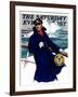 "Coast Guard," Saturday Evening Post Cover, February 11, 1933-Edgar Franklin Wittmack-Framed Giclee Print