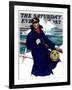 "Coast Guard," Saturday Evening Post Cover, February 11, 1933-Edgar Franklin Wittmack-Framed Giclee Print