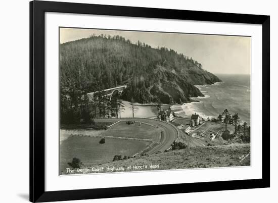 Coast Highway, Heceta Head, Oregon-null-Framed Art Print