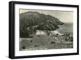 Coast Highway, Heceta Head, Oregon-null-Framed Art Print