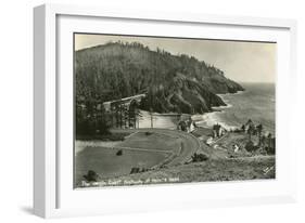 Coast Highway, Heceta Head, Oregon-null-Framed Art Print