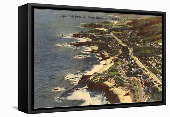 Coast Highway, Laguna Beach, California-null-Framed Stretched Canvas
