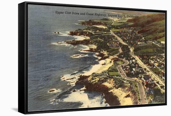Coast Highway, Laguna Beach, California-null-Framed Stretched Canvas