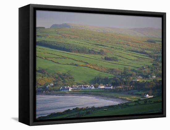 Coast, Hills and Cushendun, County Antrim, Ulster, Northern Ireland, UK, Europe-Gavin Hellier-Framed Stretched Canvas