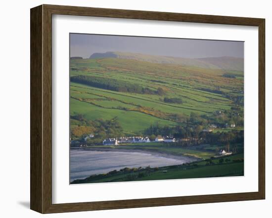 Coast, Hills and Cushendun, County Antrim, Ulster, Northern Ireland, UK, Europe-Gavin Hellier-Framed Photographic Print