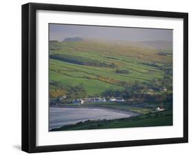 Coast, Hills and Cushendun, County Antrim, Ulster, Northern Ireland, UK, Europe-Gavin Hellier-Framed Photographic Print