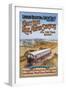 Coast Line Rail Motor Services All the Year Round-null-Framed Art Print