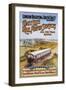 Coast Line Rail Motor Services All the Year Round-null-Framed Art Print