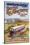 Coast Line Rail Motor Services All the Year Round-null-Stretched Canvas