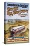 Coast Line Rail Motor Services All the Year Round-null-Stretched Canvas