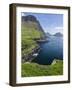 Coast Near Gasadalur. Island Vagar, Faroe Islands. Denmark-Martin Zwick-Framed Photographic Print