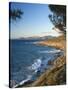 Coast Near L'Lle Rousse, Corsica, France, Mediterranean, Europe-Mark Banks-Stretched Canvas