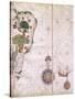 Coast of Brazil, from Lazaro Luis Atlas, Plate, 1563-null-Stretched Canvas