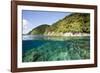 Coast of Dominica above and below Water-Reinhard Dirscherl-Framed Photographic Print