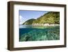 Coast of Dominica above and below Water-Reinhard Dirscherl-Framed Photographic Print