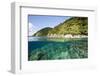 Coast of Dominica above and below Water-Reinhard Dirscherl-Framed Photographic Print