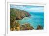 Coast of Portugal, Cape Cabo Da Roca - the Westernmost Point of Europe. Picturesque Rocks-Artem Merzlenko-Framed Photographic Print