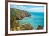 Coast of Portugal, Cape Cabo Da Roca - the Westernmost Point of Europe. Picturesque Rocks-Artem Merzlenko-Framed Photographic Print